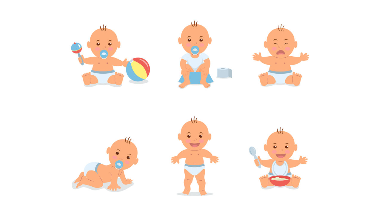 Ilustración de bebés (CC)