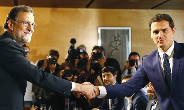 Mariano Rajoy y Albert Rivera (Fuente: Agencia EFE)